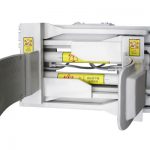 Forklfit-feste stål hvit 55 gallon gaffeltruck trommelklemme