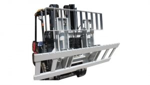 Hengslet gaffel for gaffeltruck
