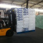 Mekanisk industriell gaffeløftfeste Hydraulisk belastningsstabilisator